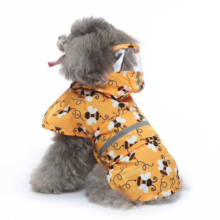 Dog Cartoon Foot Reflective Poncho Traction - Pimmbi