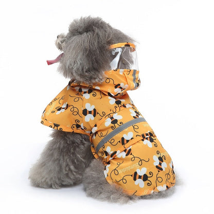 Dog Cartoon Foot Reflective Poncho Traction - Pimmbi