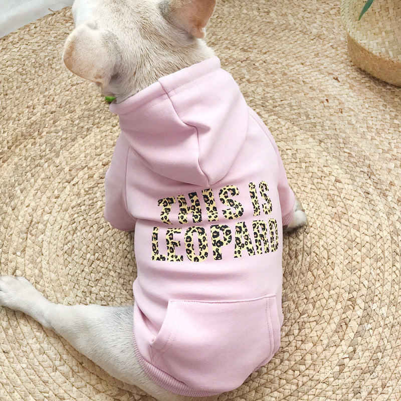 Warm Pet Clothing Plus Fleece Dog Sweater - Pimmbi
