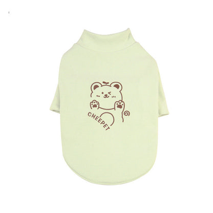 Printed Bear Sweater Shedding To Keep Warm - Pimmbi