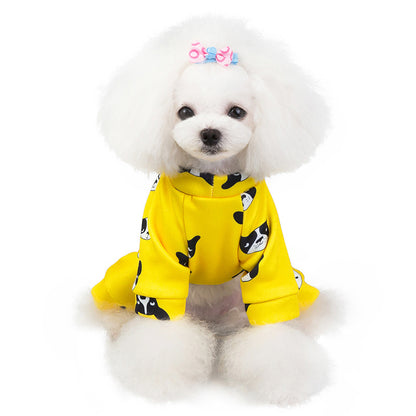 Pet Clothing Thick Version Four Legged - Pimmbi