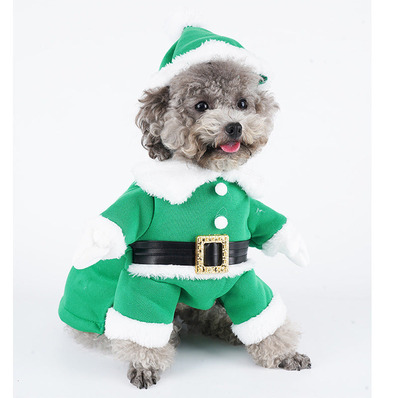 Dog Clothes Christmas Sweatshirt Clothes - Pimmbi