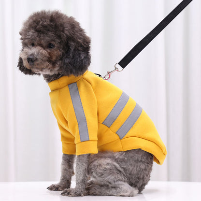 Tractionable Reflective Sweater Night Walking Dog Cat Pet Clothes - Pimmbi