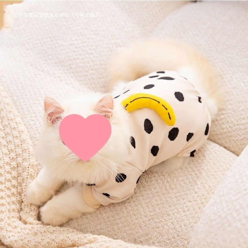 Cute Kitty Pet Clothes Anti-lint - Pimmbi