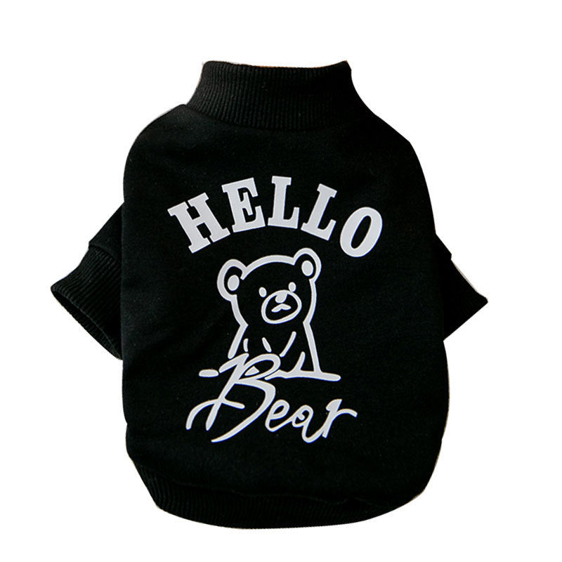 Fashion Dog Bear Printed Sweater - Pimmbi