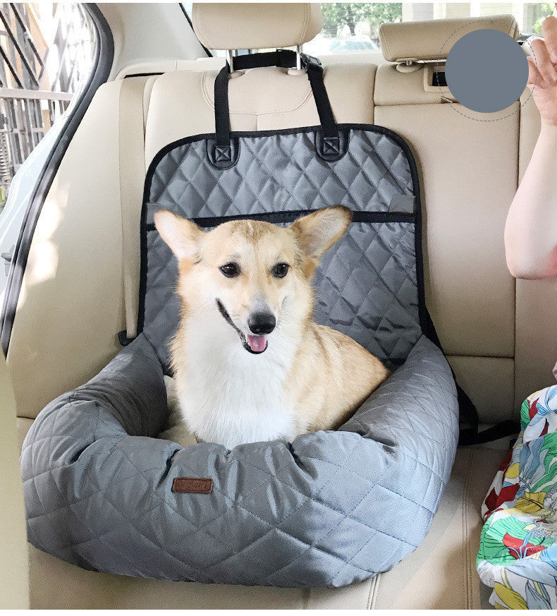2 In 1 Pet Dog Carrier Folding Car Seat Pad Thickened Multi-purpose Pet Bed Dog Car Mattress Pets Supplies - Pimmbi