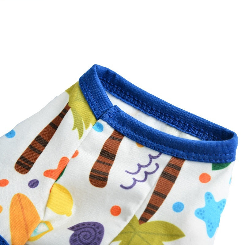 Cartoon Cute Pet Print Jumpsuit - Pimmbi