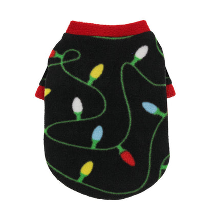 Christmas Dog Clothes Warm Fleece - Pimmbi