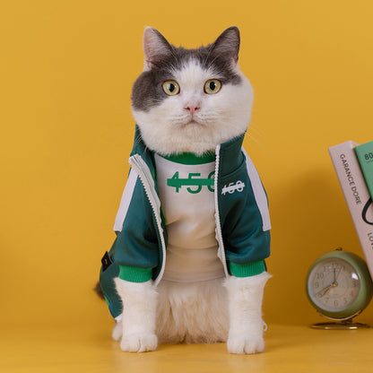 456 Digital Pet Clothes Cat Dog Coat Teddy Small And Medium-sized Dogs Sweater - Pimmbi