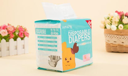 10PCS Per Bag Dog Diapers
