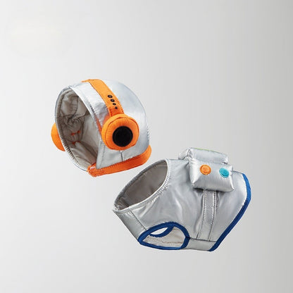 Babycare West Highland Plush Puppy Command Dog Scarf Hat Dog Clothes Set - Pimmbi