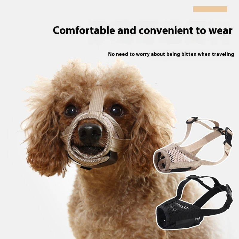 Pet Dog Anti Food Anti Bite  Breathable Drinking Faucet Cage - Pimmbi