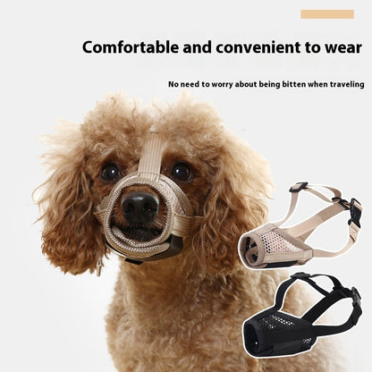Pet Dog Anti Food Anti Bite  Breathable Drinking Faucet Cage - Pimmbi
