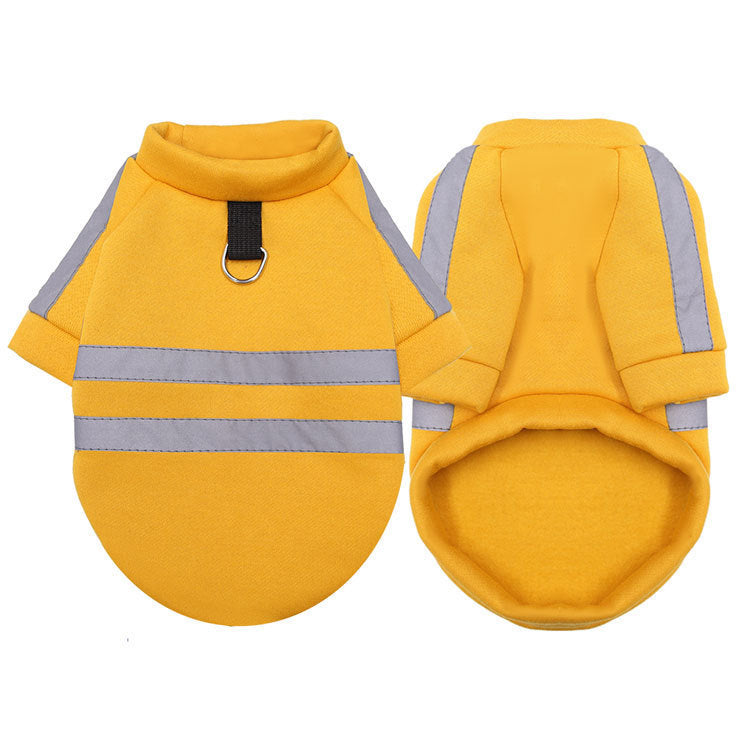 Tractionable Reflective Sweater Night Walking Dog Cat Pet Clothes - Pimmbi