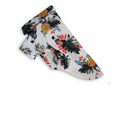 Hawaiian dog style shirt clothes - Pimmbi