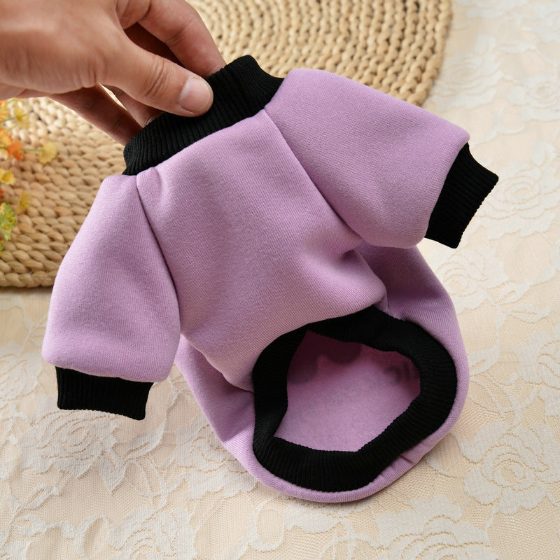 Halloween Pumpkin Skull Pet Teddy Small Dog Autumn Winter Sweater - Pimmbi