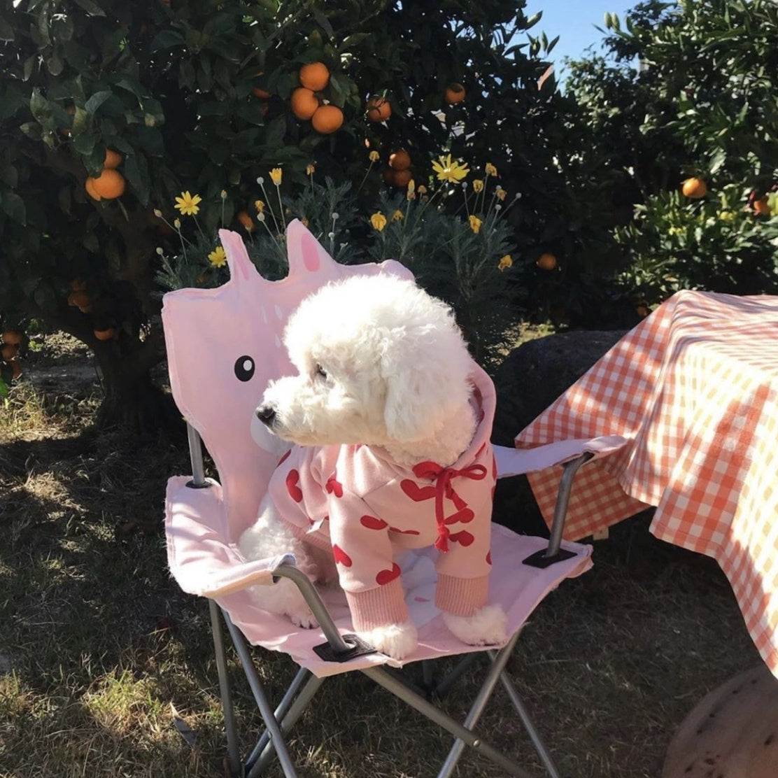 Warm And Cute Printed Love Sweater Pet - Pimmbi