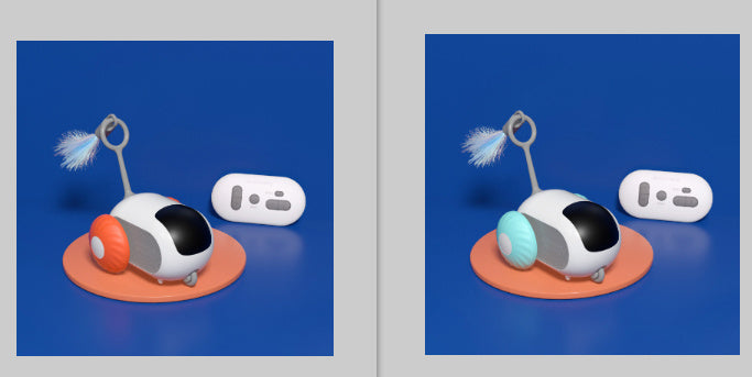 Remote Control Interactive Cat Car Toy USB Charging Chasing Automatic Self-moving Remote Smart Control Car Interactive Cat Toy Pet Products - Pimmbi