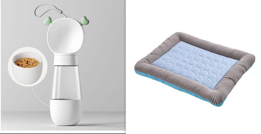 Pet Cooling Pad Bed For Dogs Cats Puppy Kitten Cool Mat Pet Blanket Ice Silk Material Soft For Summer Sleeping  Blue Breathable - Pimmbi