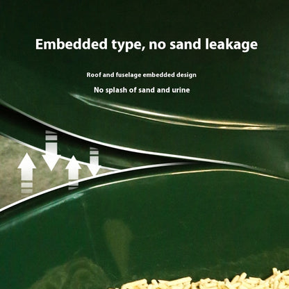 Oversized Litter Box Large Space Splash-proof