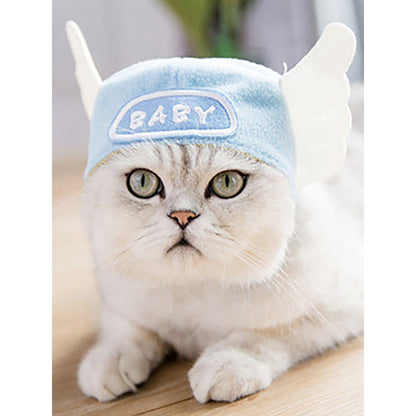 Curly Hair Pet Hat Cat Funny Dress Up Pet Products - Pimmbi