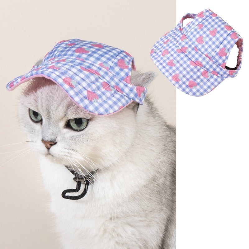 Pet Baseball Cap Leisure Sports Wind Sun Protection Sunshade - Pimmbi