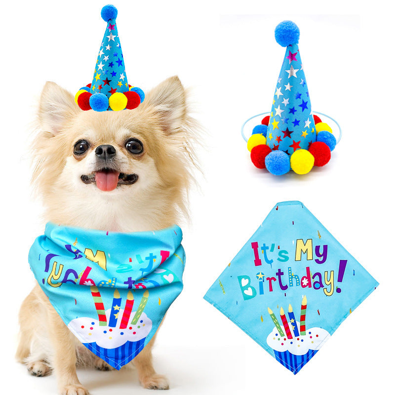 Pet Dog And Cat First Birthday Party Triangle - Pimmbi