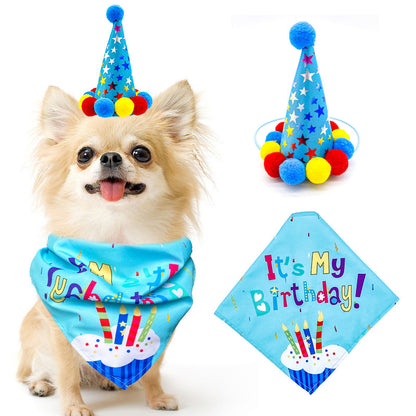 Pet Dog And Cat First Birthday Party Triangle - Pimmbi