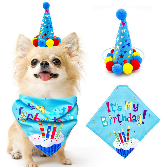 Pet Dog And Cat First Birthday Party Triangle - Pimmbi