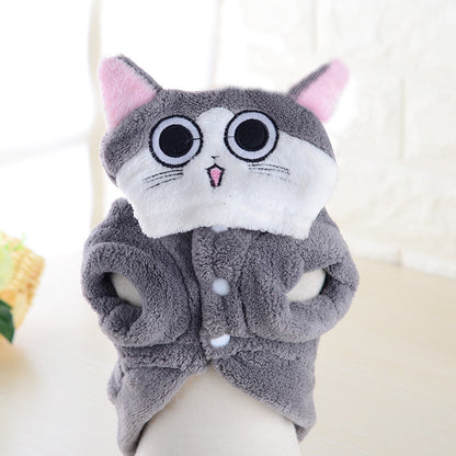 Coral velvet dog clothes - Pimmbi