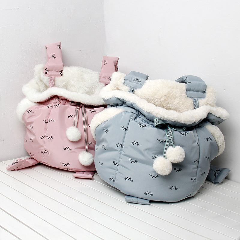 Pets Carrier Backpack Outdoor and Travel Use in Winter - Pimmbi