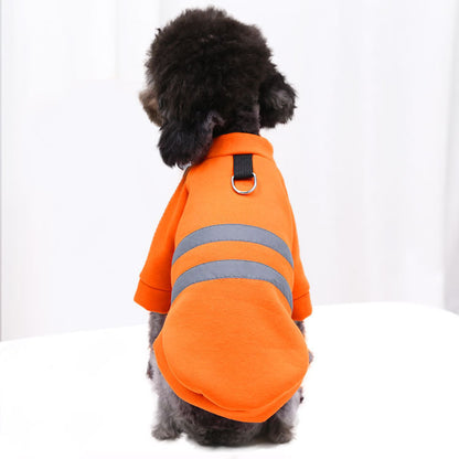 Tractionable Reflective Sweater Night Walking Dog Cat Pet Clothes - Pimmbi