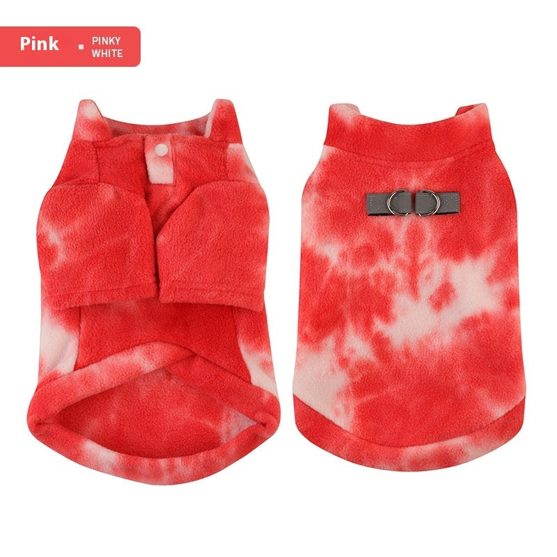 Tie Dye Puppy Clothes Autumn And Winter - Pimmbi