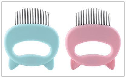 Pet Hair Removal Massaging Shell Comb