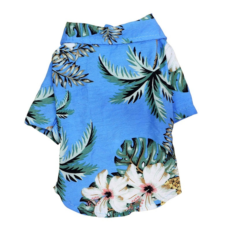 Hawaiian dog style shirt clothes - Pimmbi