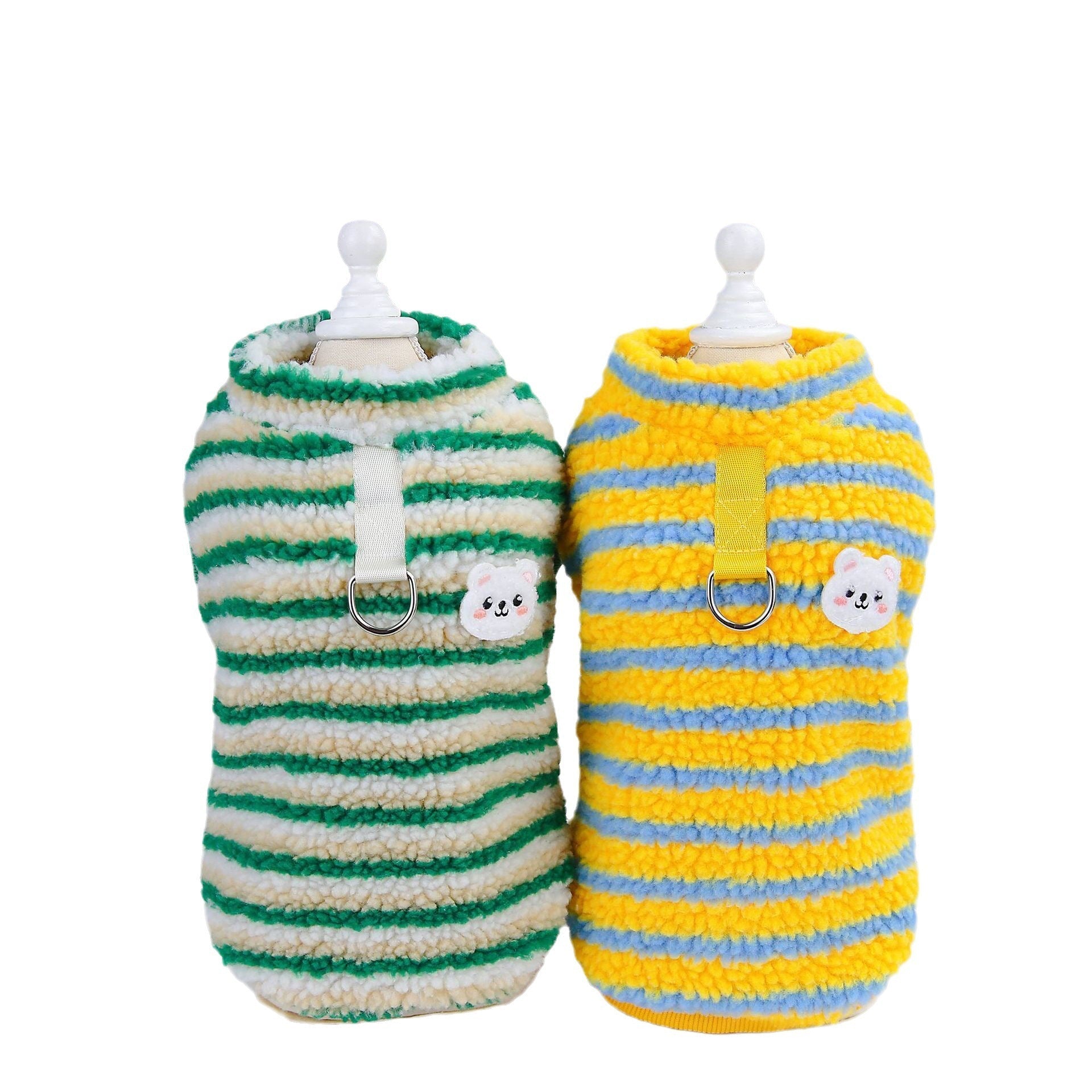 Thickened Striped Bear Pet Top - Pimmbi