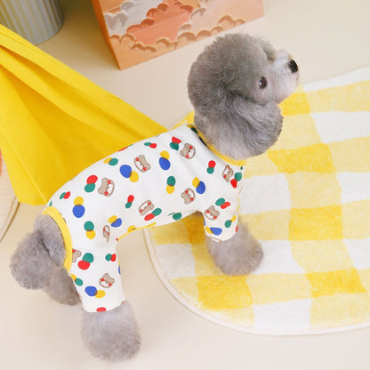 Dog Pet Clothes Colorful Ball Bear - Pimmbi