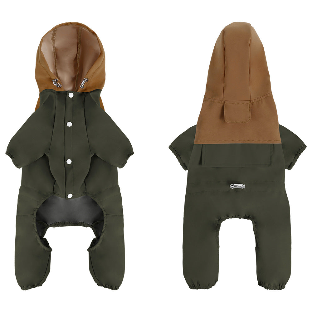 Pet Small And Medium Sized Dog Waterproof And Dustproof Shell Jacket - Pimmbi