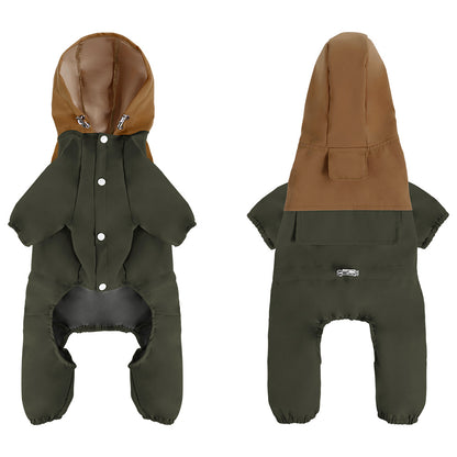 Pet Small And Medium Sized Dog Waterproof And Dustproof Shell Jacket - Pimmbi