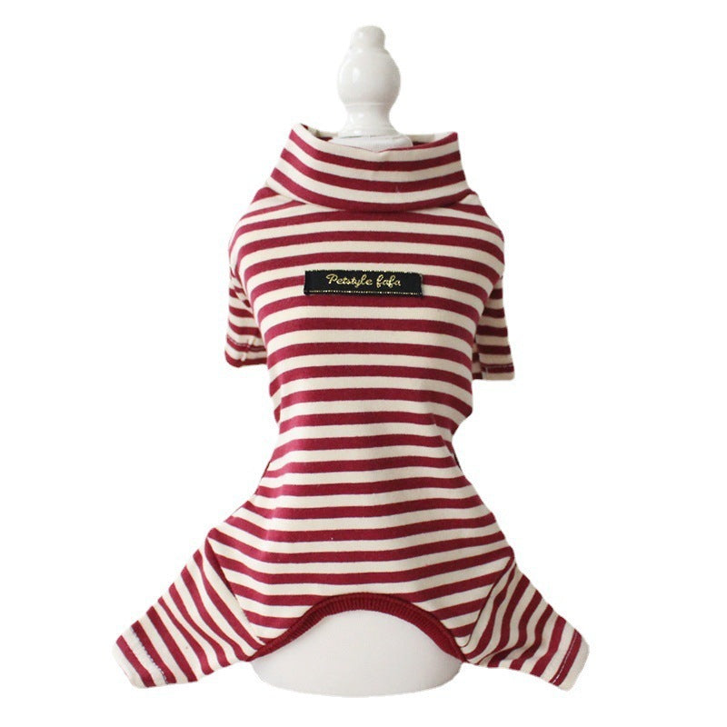 Cotton Eight-color Striped Pet Leggings - Pimmbi