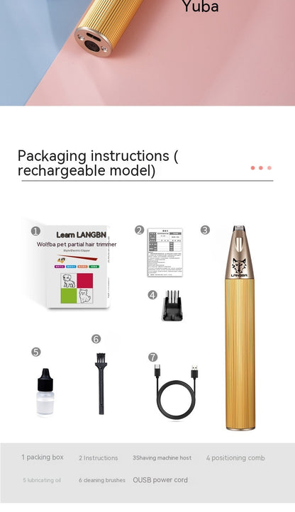 Pet Foot Shaver Electric Clipper - Pimmbi