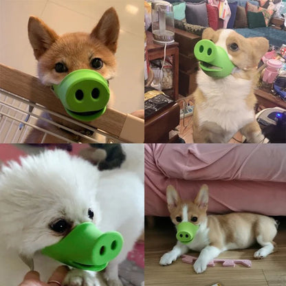 Dog Anti-bite Mouth Cover For Long Mouth Pet Piggy Mouth Cover Anti-bite Pet Training Daily Use Pet Accessories - Pimmbi