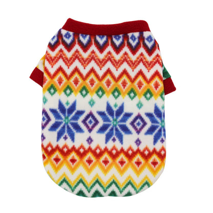 Christmas Dog Clothes Warm Fleece - Pimmbi