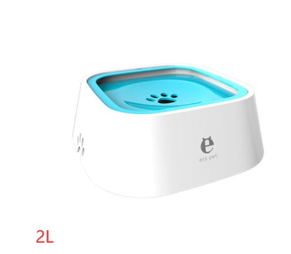 1.5L Cat Dog Water Bowl Carried Floating Bowl Anti-Overflow Slow Water Feeder Dispenser Pet Fountain ABS&PP Dog Supplies - Pimmbi