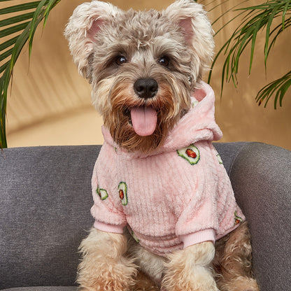 Cat And Dog Pet Avocado Print Hoodie - Pimmbi