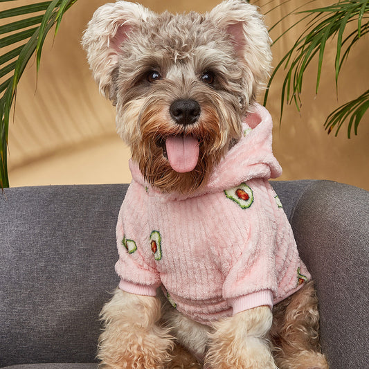 Cat And Dog Pet Avocado Print Hoodie - Pimmbi