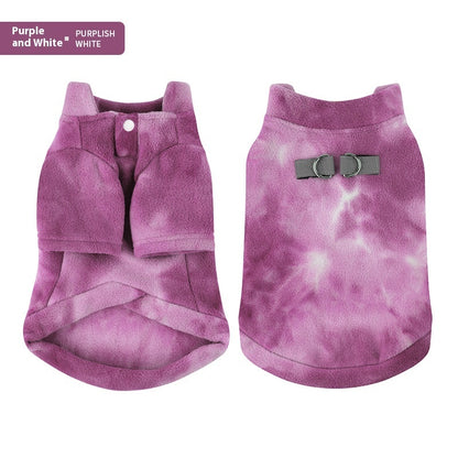 Tie Dye Puppy Clothes Autumn And Winter - Pimmbi