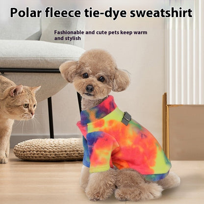 Tie Dye Puppy Clothes Autumn And Winter - Pimmbi