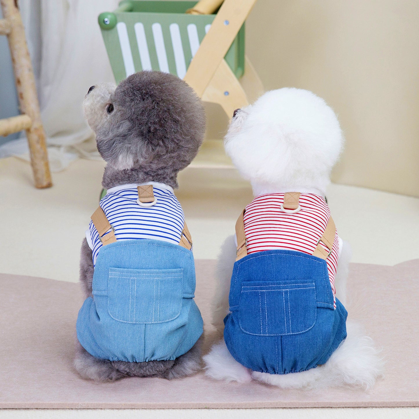 Fashion Personality Pet Dog Denim Four Pants - Pimmbi