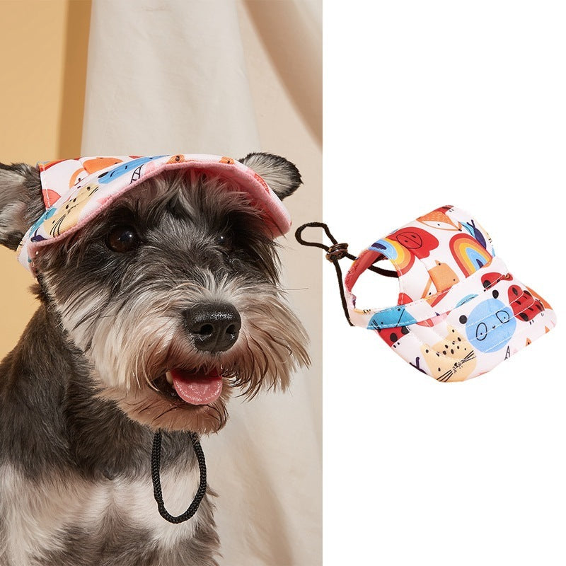 Pet Baseball Cap Leisure Sports Wind Sun Protection Sunshade - Pimmbi